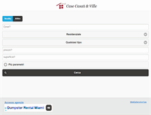 Tablet Screenshot of casecasalieville.it